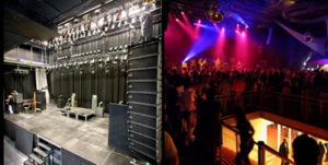Max Hall of the Melkweg (left) and the Effenaar (right)